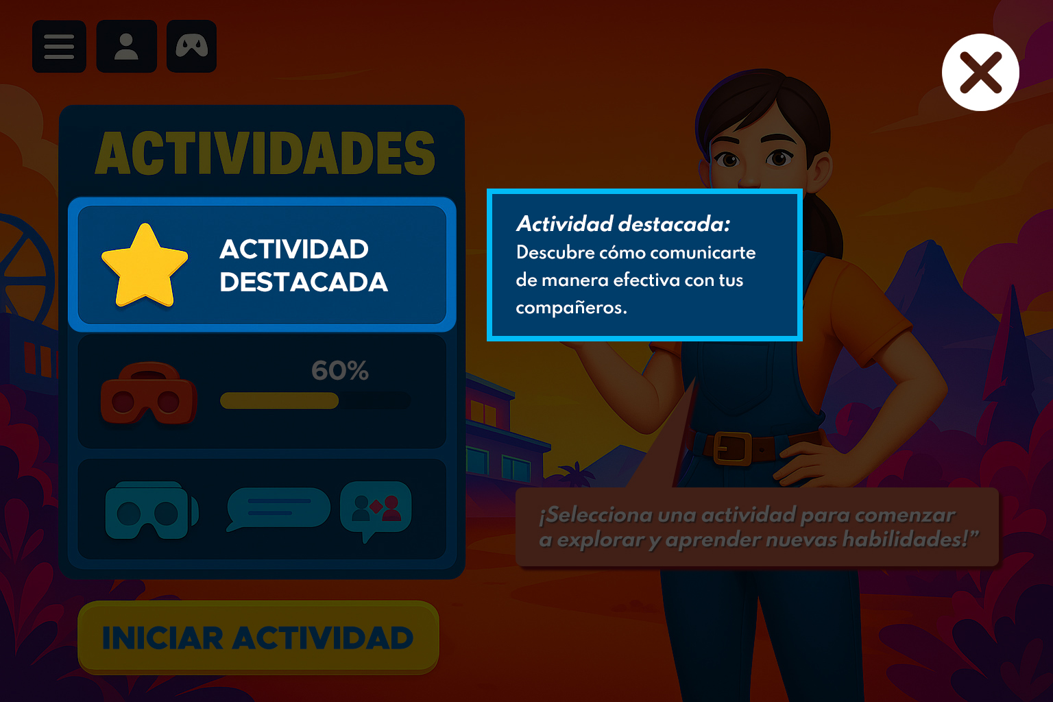 Interfaz de aplicativo