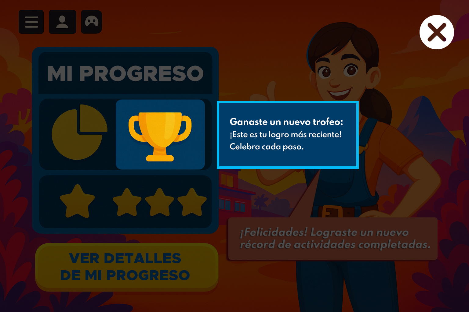 Interfaz de aplicativo